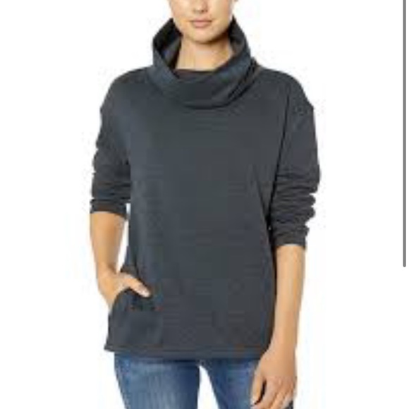 FORTE CASHMERE COWL NECK, DROP SHOULDER, MERINO WOOL AND SILK SWEATER/EUC - Picture 3 of 16